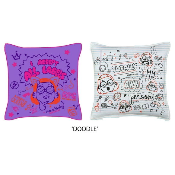 Disney Pixar Turning Red 2 Pack Squishy Pillows Cushions - 'Doodle' - Picture 1 of 9